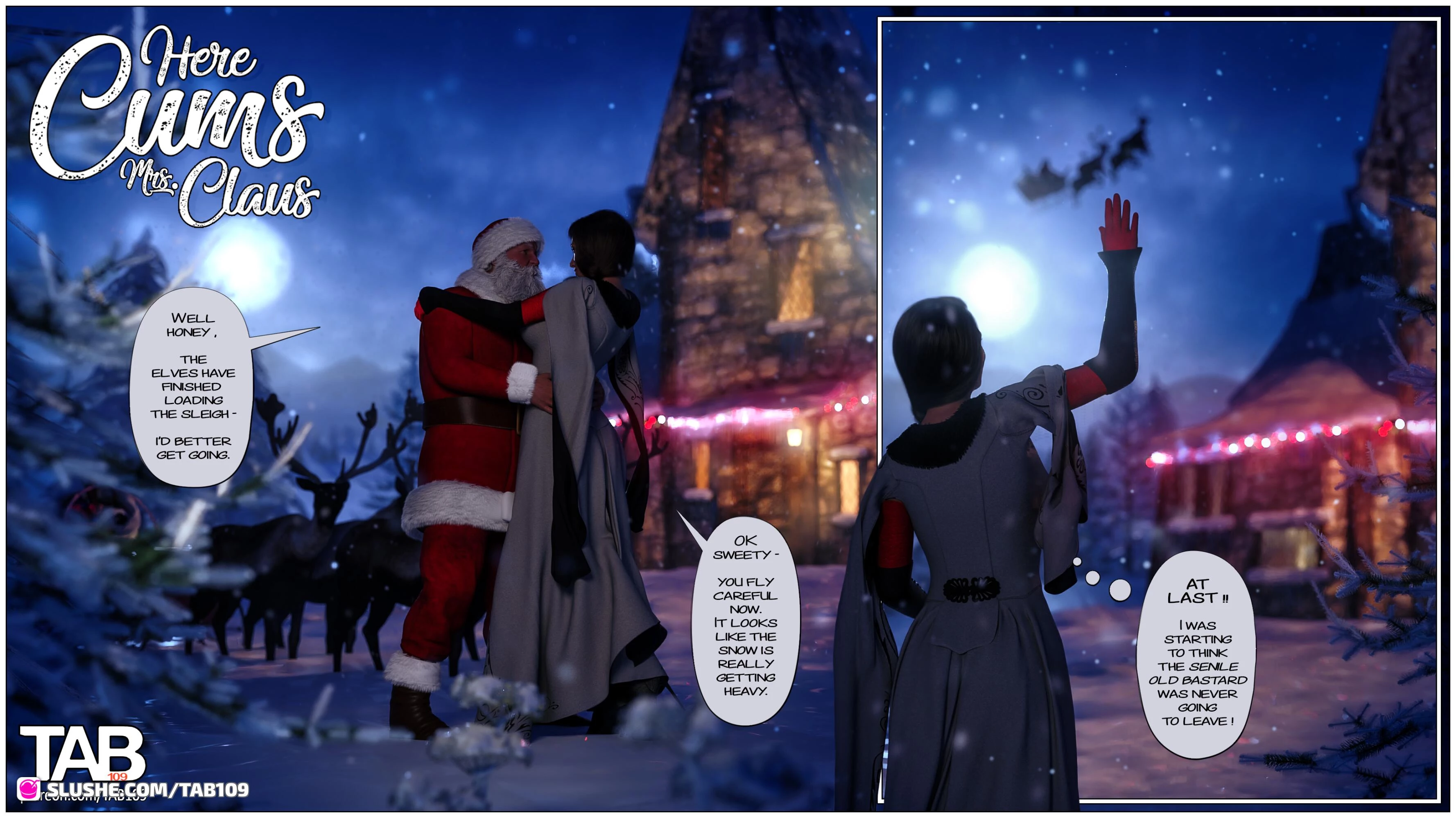 Here Cums Mrs Claus cover