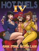 Hot Duels IV - April O'Neil vs Lois Lane cover