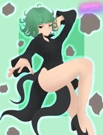 Saitama X Tatsumaki cover