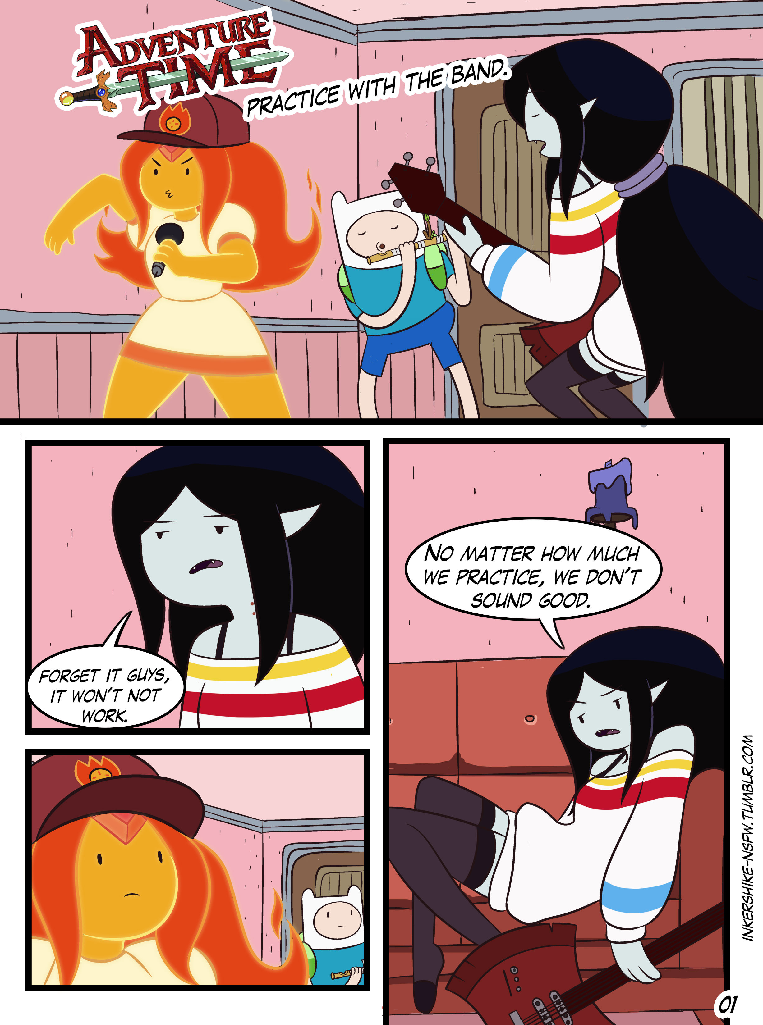 Adventure time: Practice With The Band cover