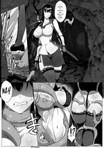 Saeko dominated by a tentacled enemy cover