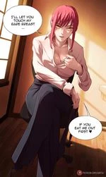 Makima and Denji cover