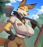 Ember Fox & Smokey the Bear cover