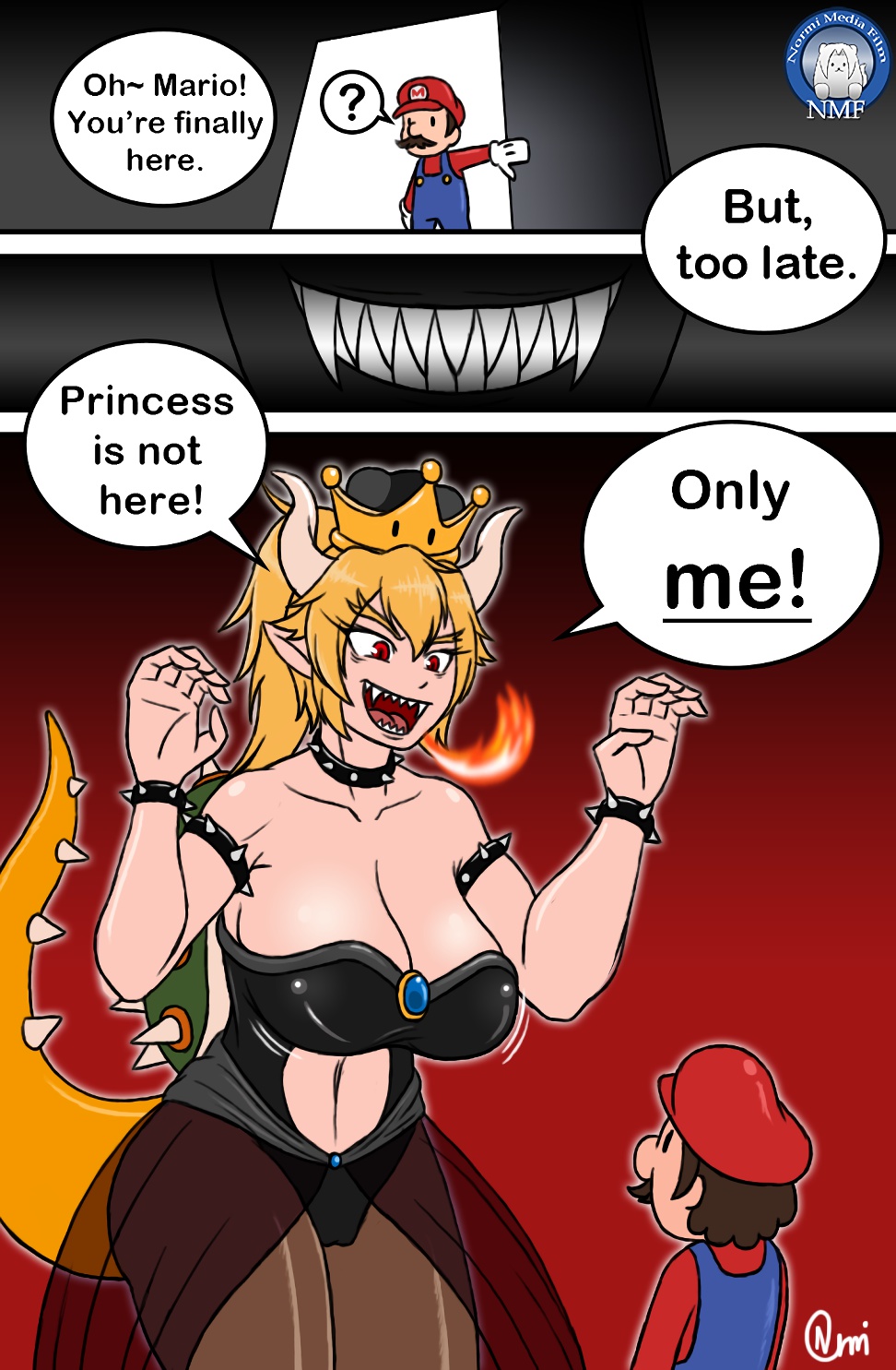 Super crown bowser cover