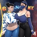 Chun-Li x Kitana cover