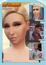 Go Llamas! 16-18 cover