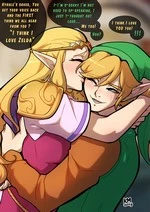 Lnk and Zelda cover