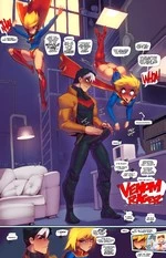 Red Hood x Supergirl - Venom Rager cover