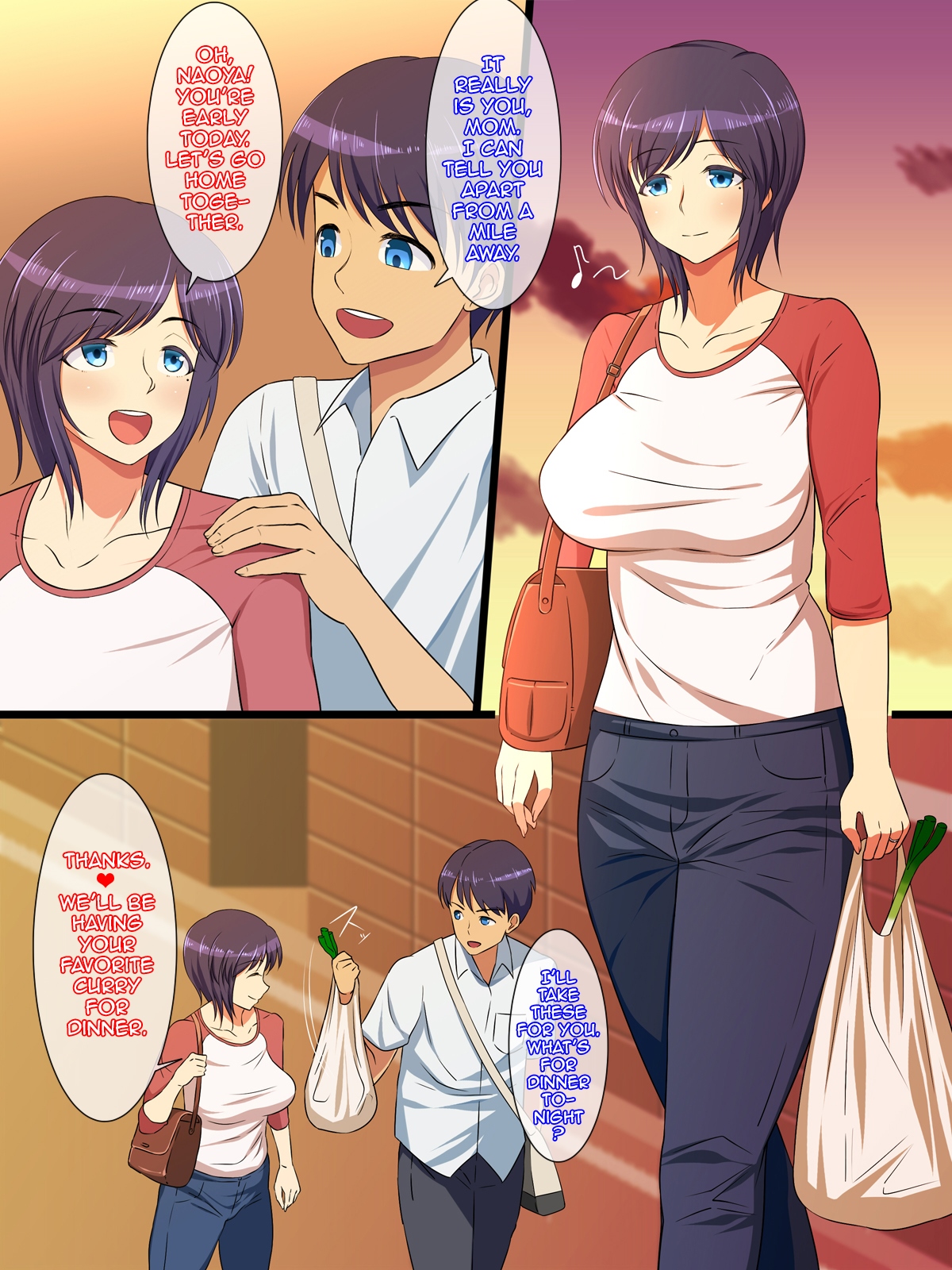 Hahabote! Dougan Kyonyuu Okaasan ga Musuko ni Haramasarete Shiawase ni Naru Hanashi cover