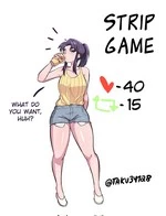 Misato Katsuragi Strip Game cover