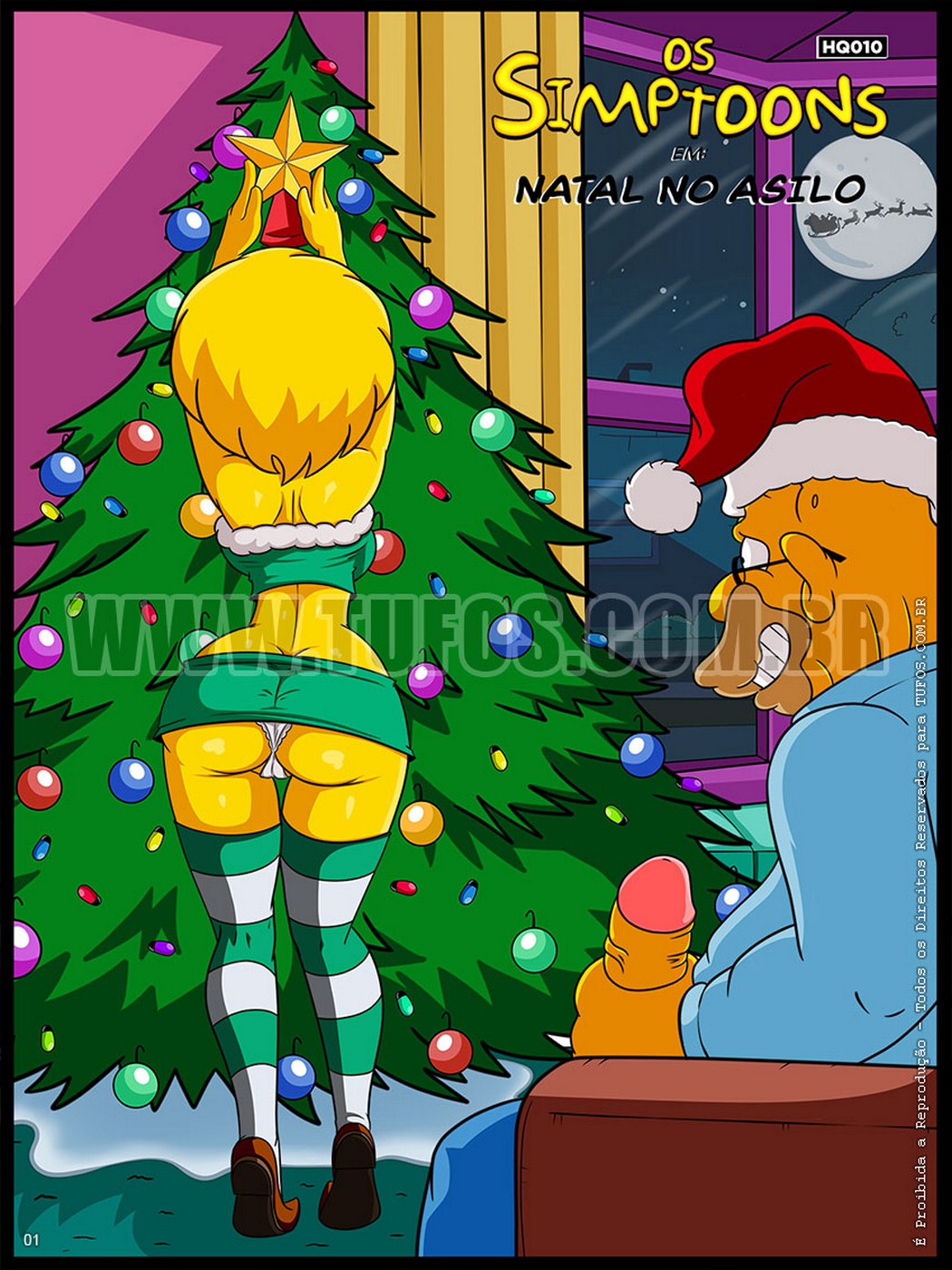 The Simpsons 10 - Christmas at the Retirement Home cover