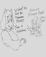 Berdly and Kris's mom cover