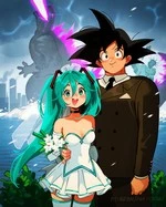 Goku x Miku cover
