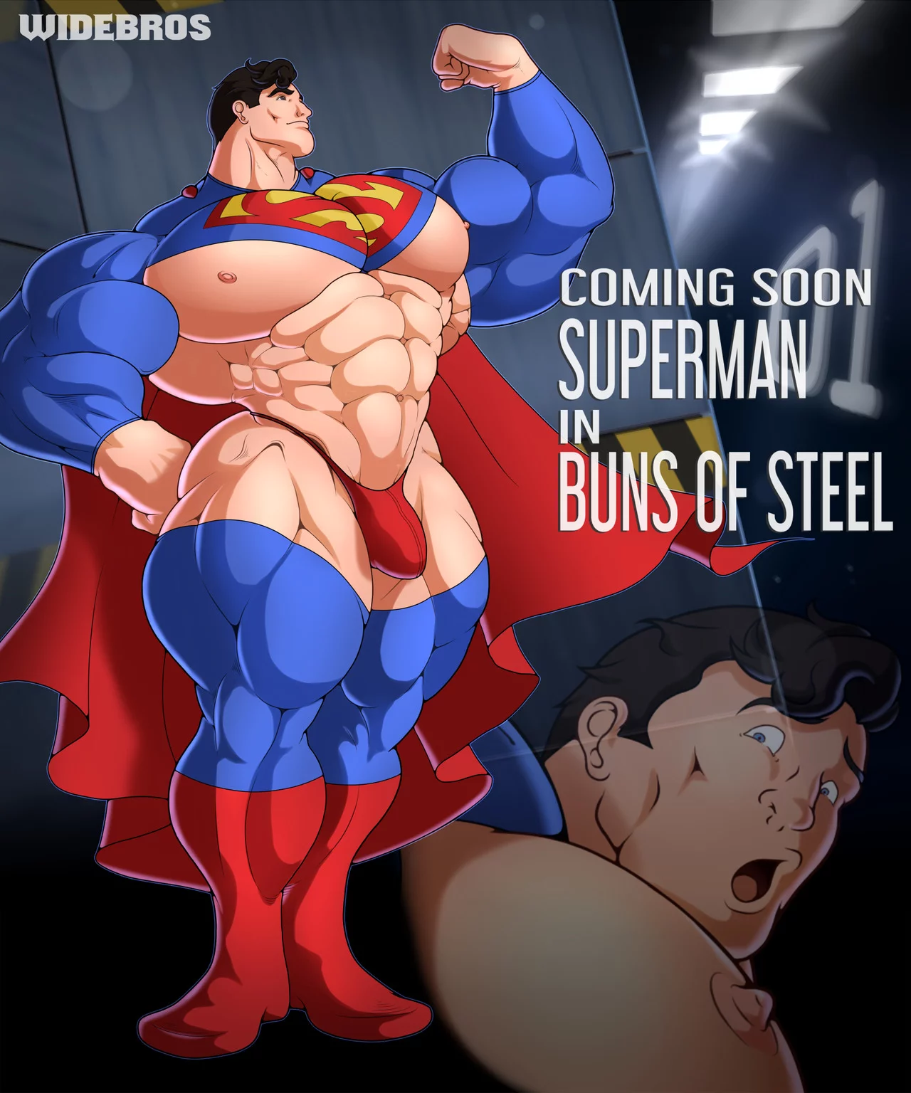 Superman in Buns of Steel cover