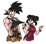 Goku x Chi chi cover