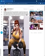 OverWhore: Brigitte - Gym Slut cover
