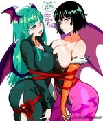 Morrigan x Fubuki cover