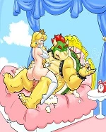 Bowser and Peach cover