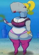 Pearl x Spongebob cover