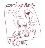 Carhop Marty 10hr cover