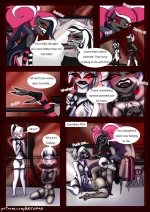 Odette and Clara carmine with velvette cover