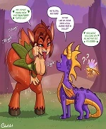Elora Fauning Over Spyro cover