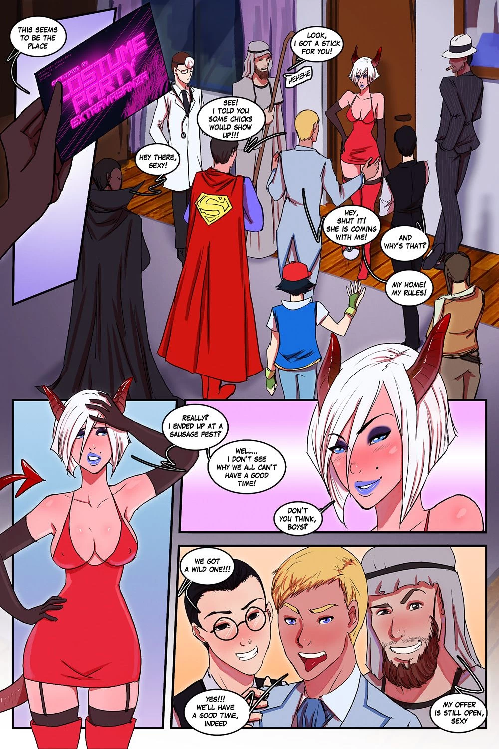 Costume Party Extravaganza 1-3 cover