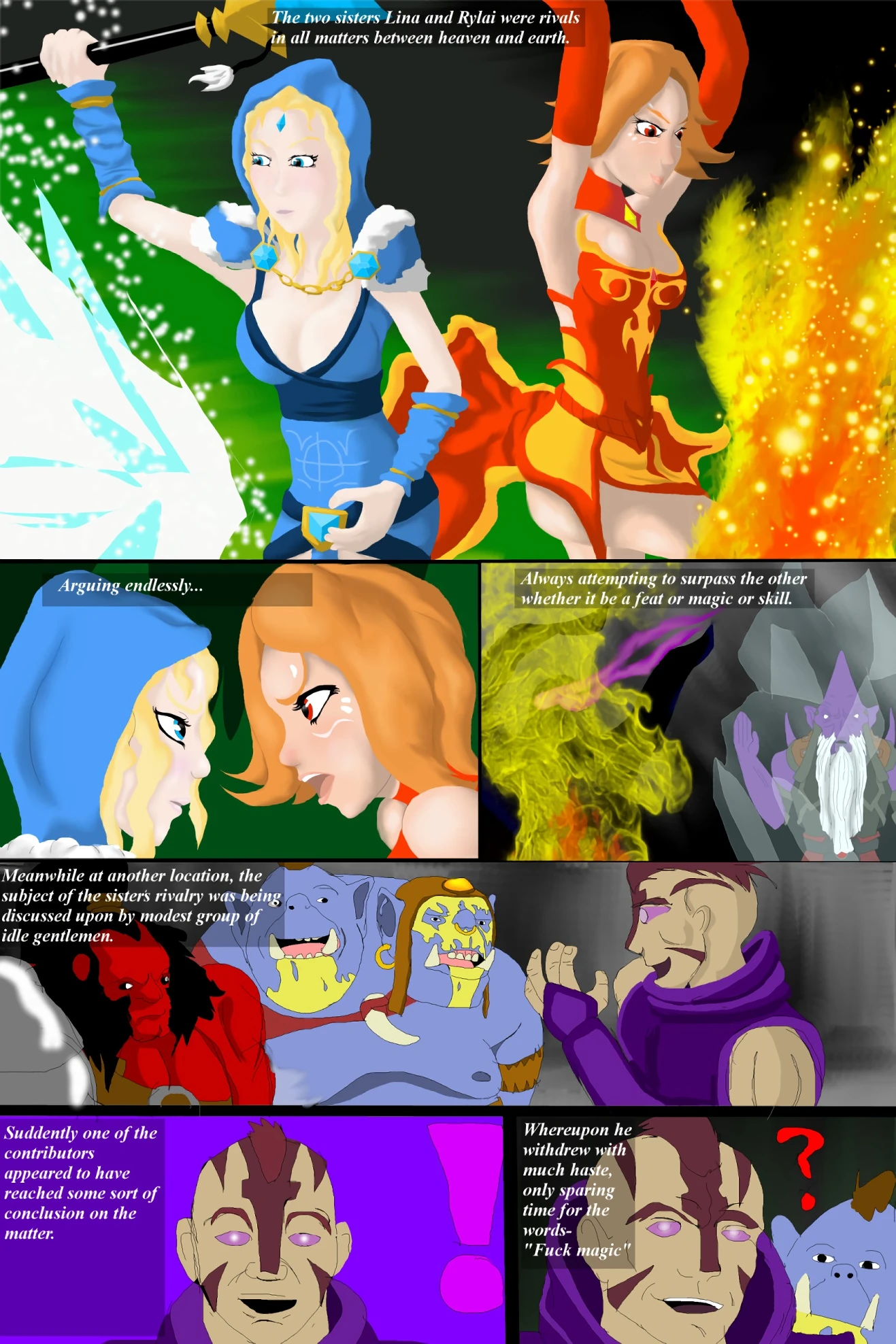 Lina and Rylai cover