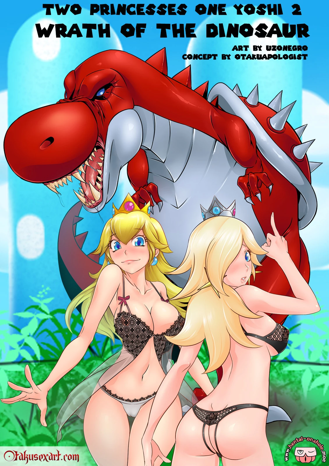 Two Princesses One Yoshi 2 cover