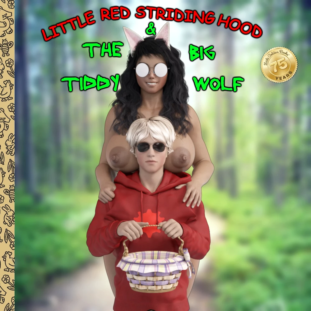 Little Red Striding Hood And The Big Tiddy Wolf cover