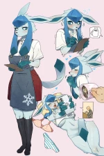 Glaceon barista cover