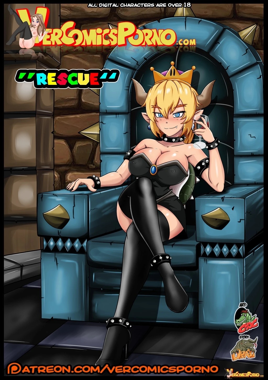 Bowsette: Rescue cover
