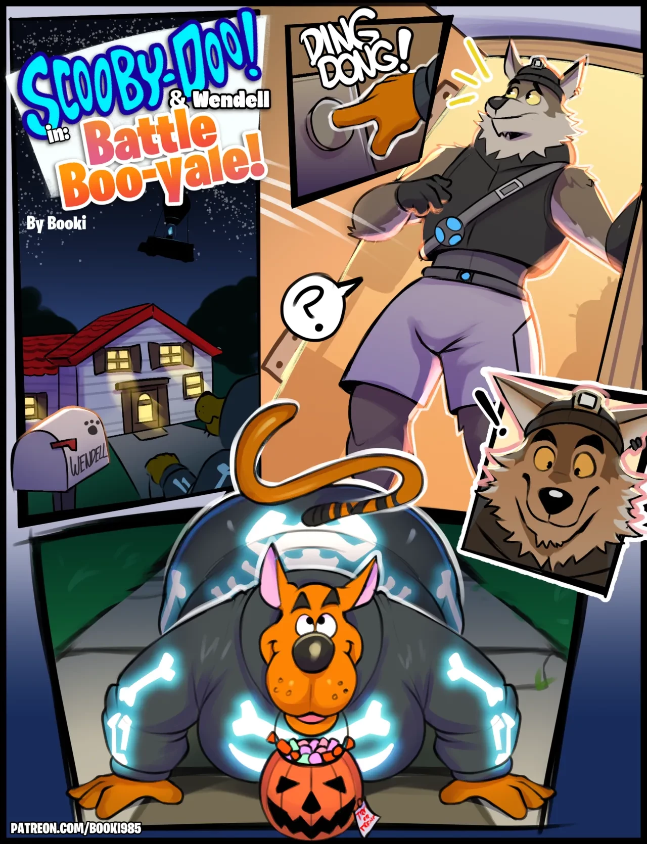Scooby Doo & Wendell In: Battle Boo-Yale! cover
