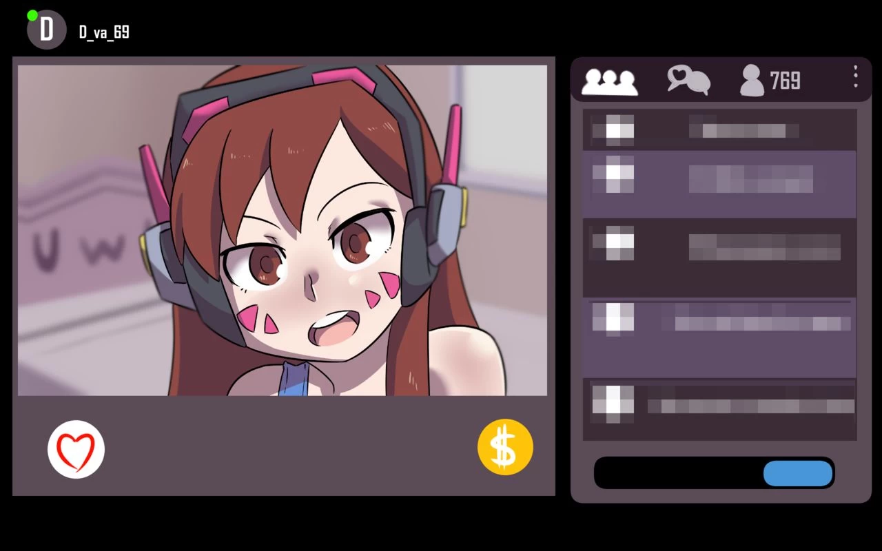 D.va webcamgirl cover