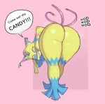 Eating her candy cover