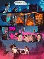 Harry and Hermione in the Room of Requirements cover