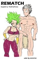 Rematch Gohan x kefla by thewritefiction color by zerocrow cover