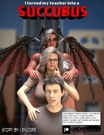 I turned my teacher into a succubus cover