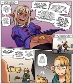 Marcille defeats the Dungeon lord cover