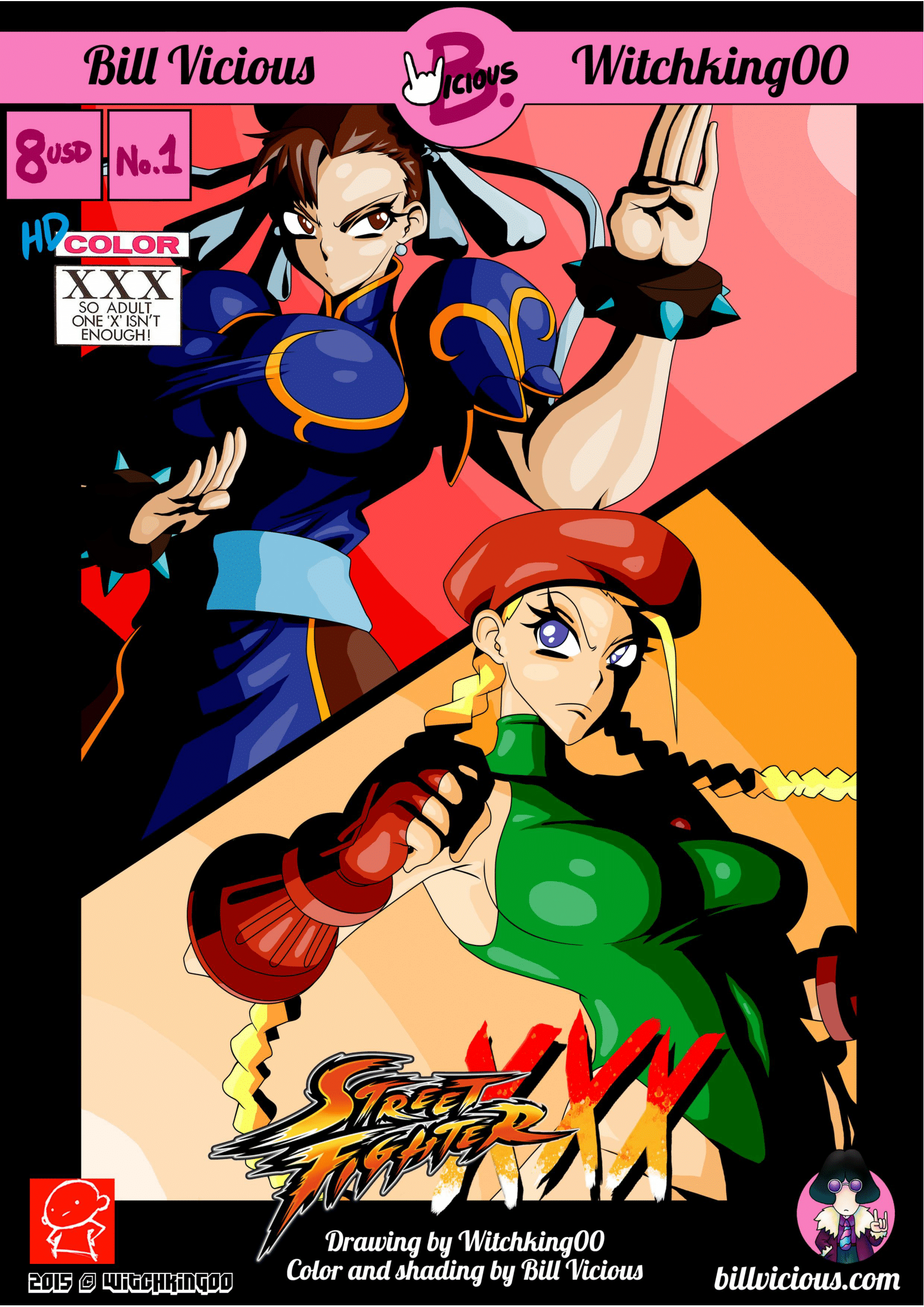 Street Fighter XXX cover