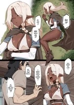 Helping a Dark Elf and Getting a Favor In Return | Kasshoku Elf o Tasuketara Ongaeshi Sareta Hanashi cover