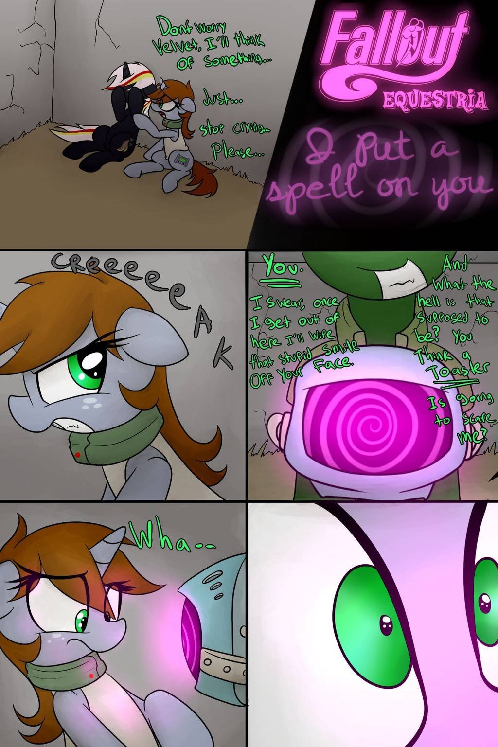 Fallout Equestria: I put a spell on you cover