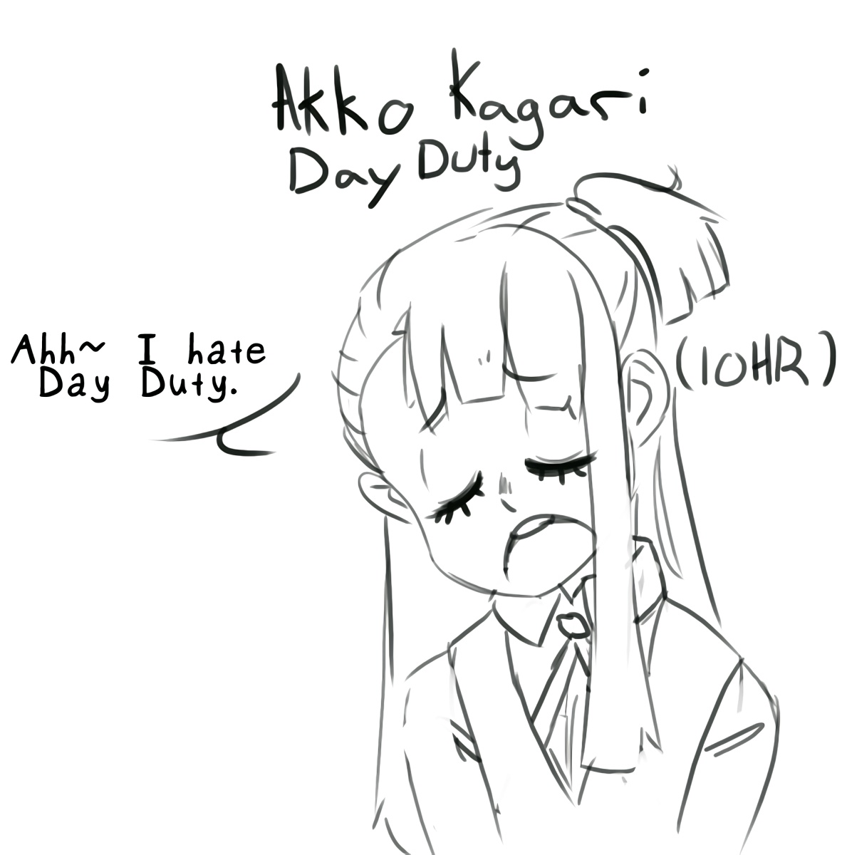 Akko Kagari Day Duty 10hr cover