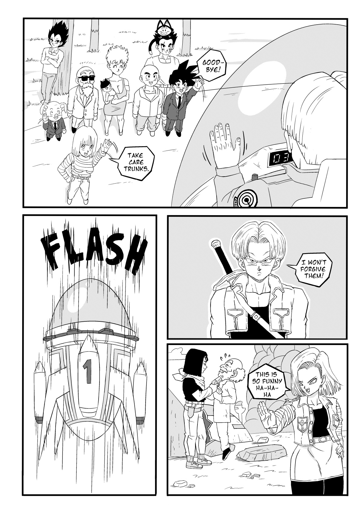 Android 18 Stays in the Future cover