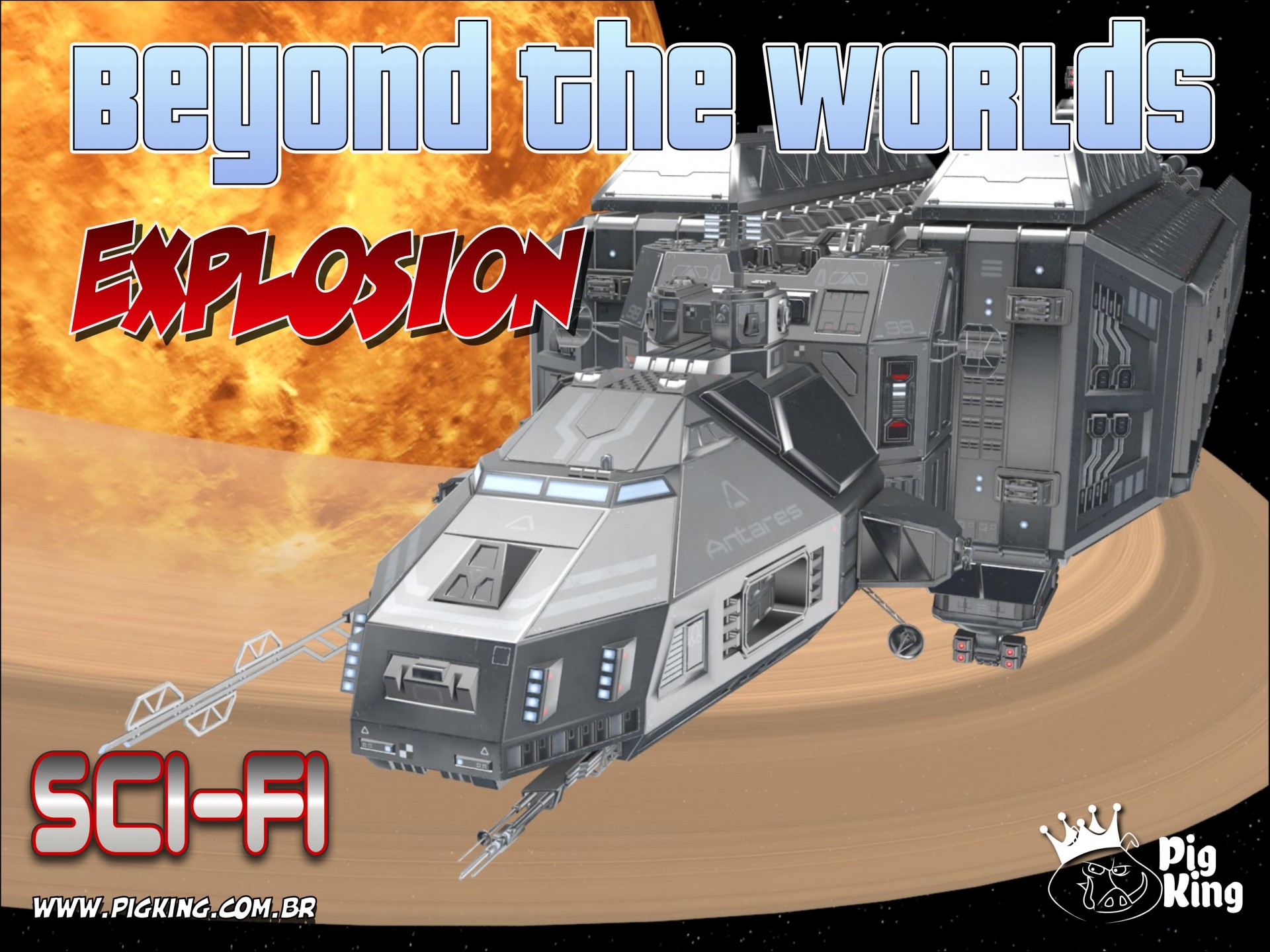 Beyond the worlds - Explosion cover