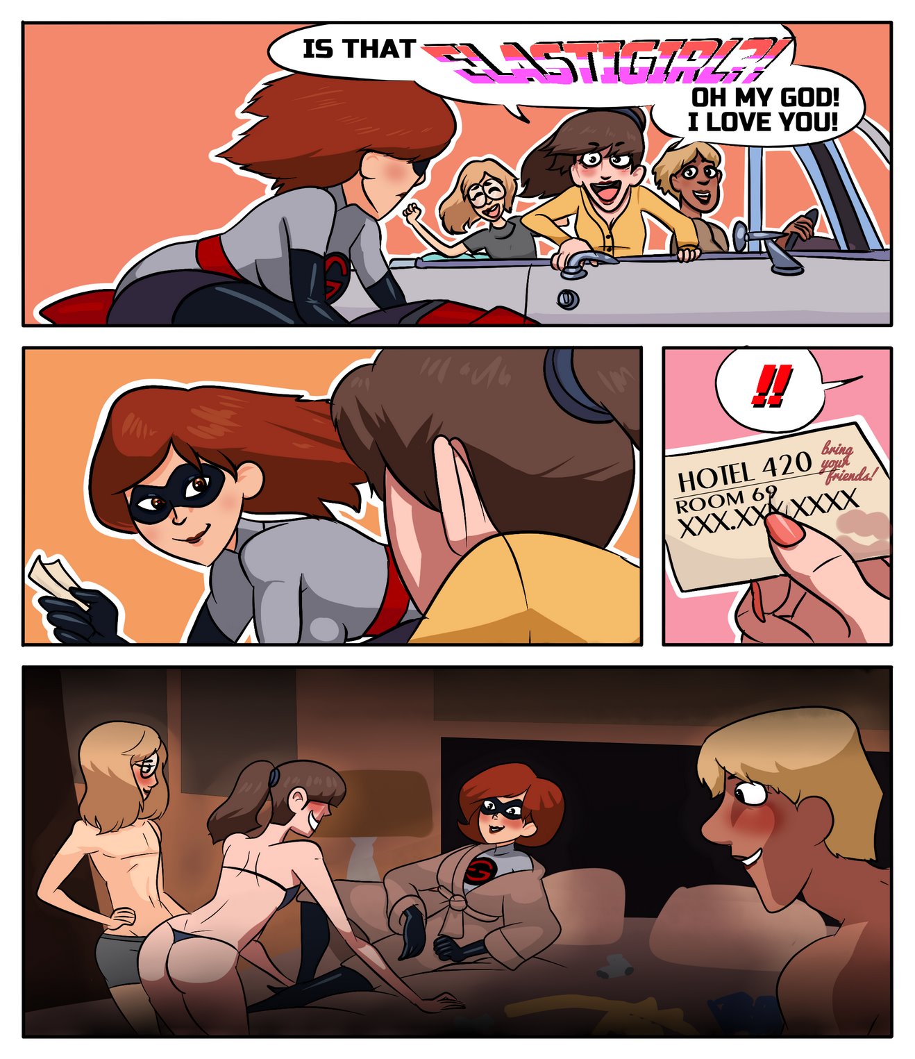 Elastigirl Comic cover