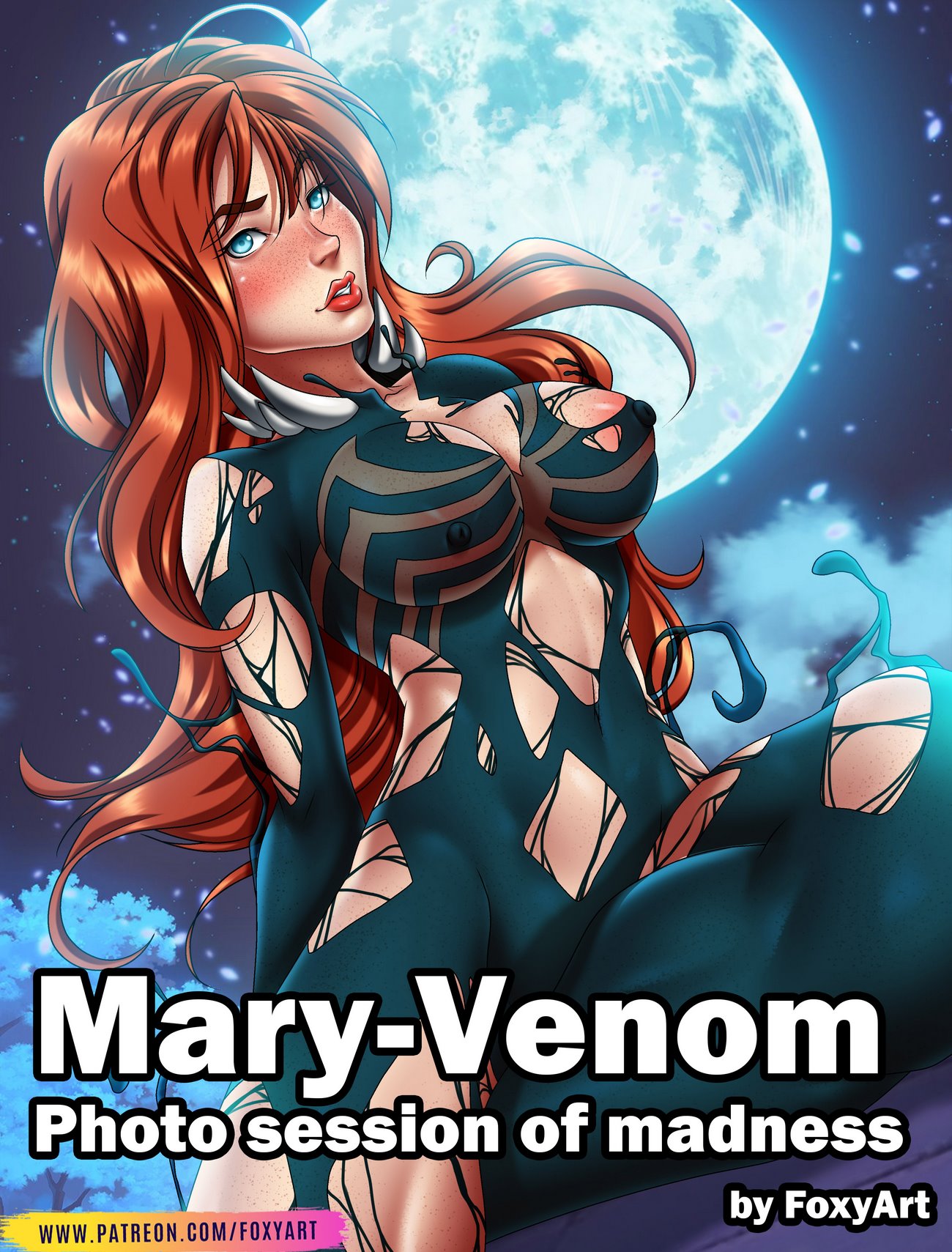 MARY - VENOM. Photo session of madness cover