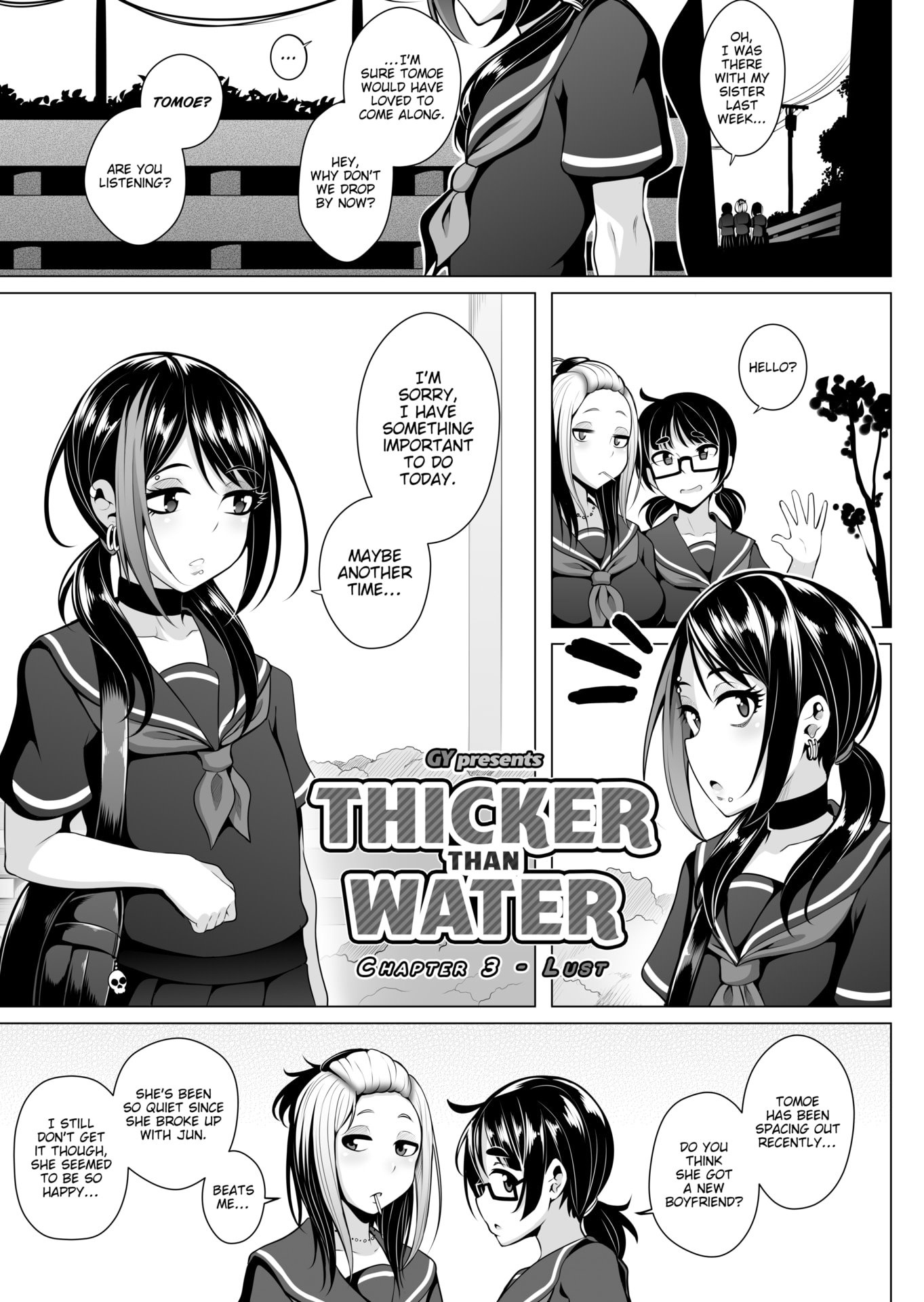 Thicker Than Water Chapter 3 cover