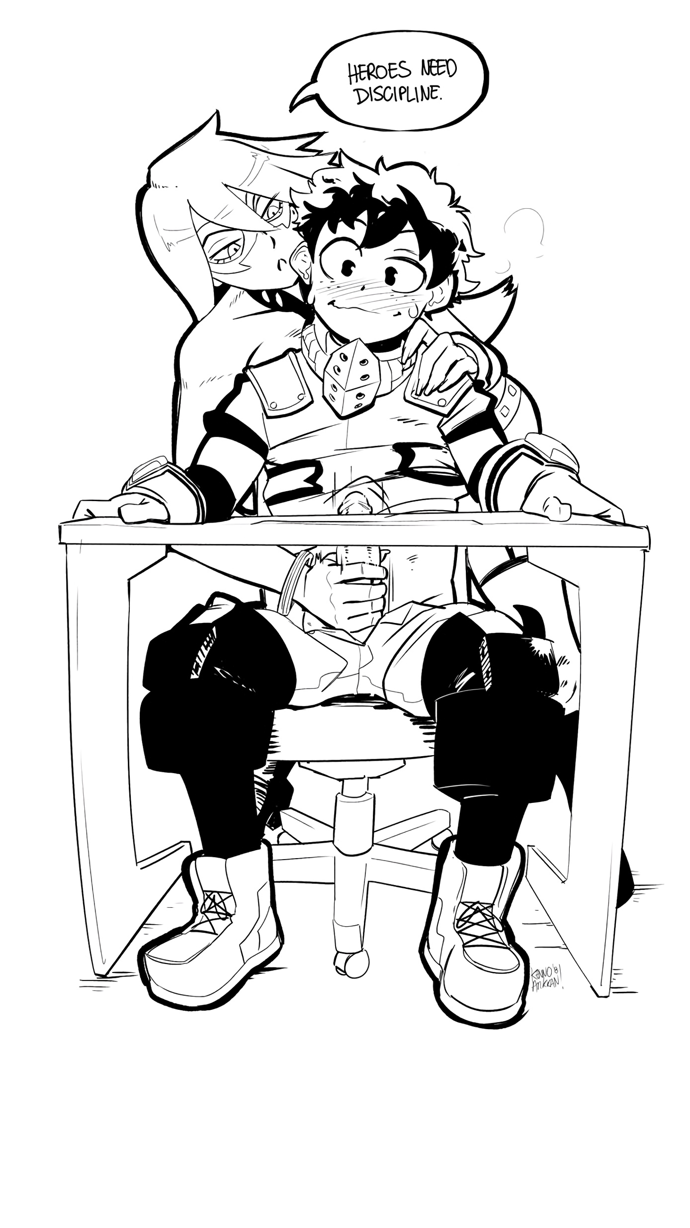 Deku and Midnight cover