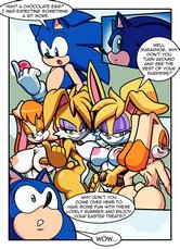 Sonic Girls Easter cover